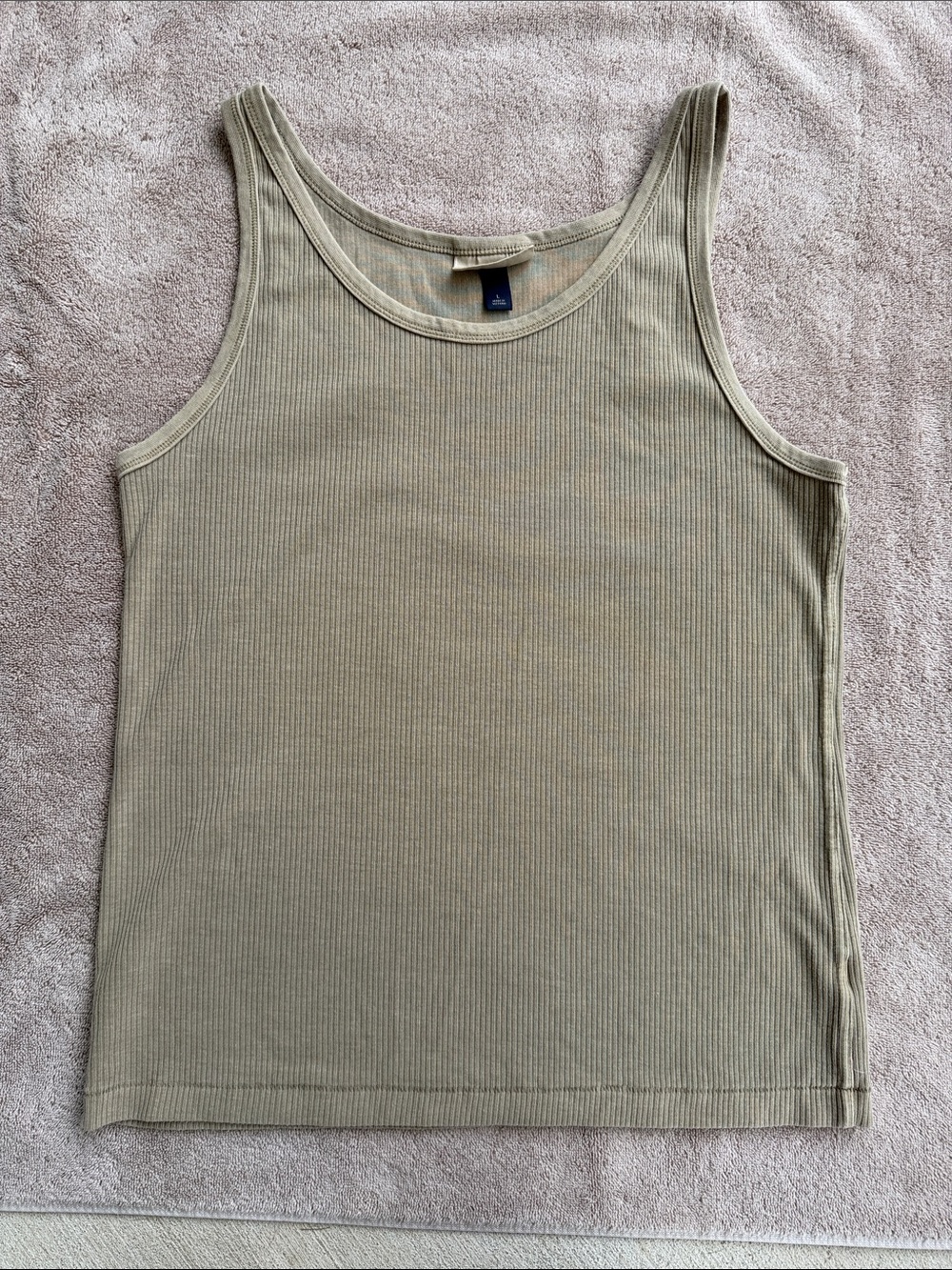 Universal Thread Olive Ribbed Tank Top